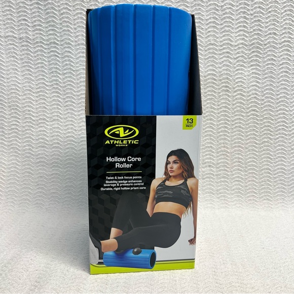 athletic works / blue hollow core roller - Picture 1 of 6